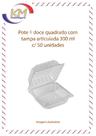 Pote 1 doce quadrado c/ tampa articulada - 50 unid - Starpack - quindim, doces (9994602) Pote 1 doce quadrado c/ tampa articulada - 50 unid - Starpack - quindim, doces (9994602)