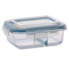 Pote 1040ml Hermético Com Divisoria Mantimentos Alimentos