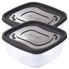 Pote 1,6 Litros Plasútil Cozinha Fitness Freezer Atóxico Alimentos Frutas Plástico Academia Marmita