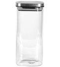 Pote 1,6l Quadrado 10x10x21cm Borosilicato