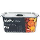Pote 2,2 Litros Hermetico vedação Silicone Organizador Geladeira Giotto com Cesto e Bandei Air Lock