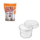 Pote 250ml pp com tampa g310 com 25 unidades - simplific - GALVANOTEK