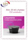 Pote 30 ml c/ tampa - 700 unidades - geléia, maionese, molho, shoyu, molheira (15466)