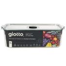 Pote 4 Litros Hermetico vedação Silicone Organizador Geladeira Giotto com Cesto e Bandei Air Lock