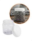Pote 500g Organizador para Porcas e Parafusos Kit 10un Pote Plástico com Tampa Branca Abaulada Pote 500g Organizador para Porcas e Parafusos Kit 10un Pote Plástico com Tampa Branca Abaulada