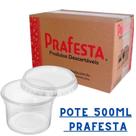 Pote 500ml Prafesta Freezer E Micro-ondas Sopa E Caldo C/24 Pote 500ml Prafesta Freezer E Micro-ondas Sopa E Caldo C/24