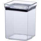 Pote Acrílico Hermetic Lumini Quadra 1000ML Empilhável Transparente Pote Acrílico Hermetic Lumini Quadra 1000ML Empilhável Transparente