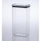 Pote Acrílico Hermético Lumini 2600ML Retangular Transparente
