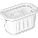 Pote Acrílico Hermético SLIM 1780ML Branco
