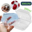 Pote Bipack Para Doce Quadrado Multiuso Embalagem Transparente Para Sobremesas Caixa Com 300 Unidades Pote Bipack Para Doce Quadrado Multiuso Embalagem Transparente Para Sobremesas Caixa Com 300 Unidades