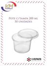Pote c/tampa 200 ml - Copaza - café, sobremesa, potes (261)