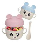 Pote Caneca Papinha Infantil C/ Colher Marmita Escolar Lanch