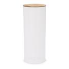 Pote canister c/ tampa hermético bambu p/ massas branco 2,5l - brinox