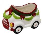 Pote Carro Natal Bomboniere Enfeite Mesa Natalina Doce