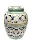 Pote ceramica c/tampa gd sicilia pintado a mao luiz salvador Pote ceramica c/tampa gd sicilia pintado a mao luiz salvador