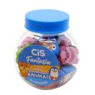 Pote com 20 mini borrachas animais Cis