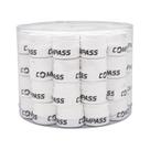 Pote com 60 Overgrip Compass Pro White