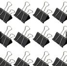 Pote Com Grampo Prendedor Clips De Papel De Metal Binder Clip Preto