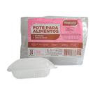 Pote com Tampa Articulada 750 ml 144 Unid Rioplastic
