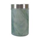 Pote com tampa de vidro estampa marmorizado - 900 ml Pote com tampa de vidro estampa marmorizado - 900 ml