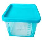 Pote com Tampa Vasilha 350ml Mantimentos Alimentos Potte Premium Freezer Quadrado P