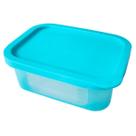 Pote com Tampa Vasilha 500ml Mantimentos Alimentos Potte Premium Freezer Retangular P