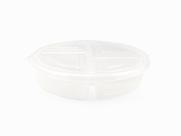 Pote Conservador De Alimentos Com Tampa 4 Divisórias Premier Para Petiscos Frios Plástico Livre de BPA Nitron Pote Conservador De Alimentos Com Tampa 4 Divisórias Premier Para Petiscos Frios Plástico Livre de BPA Nitron