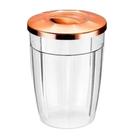 Pote Copo Cristal Com Tampa De Rosca 1,75L - Delta Útil