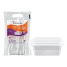 Pote de 1.000ml Retangular Transparente com tampa Cristalcopo com 100 unidades Pote de 1.000ml Retangular Transparente com tampa Cristalcopo com 100 unidades