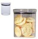 Pote de Acrílico Redondo Lumini Empilhável com Tampa Hermética 1000ml