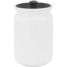 Pote de Cerâmica Branco Glow Para Alimentos e Mantimentos 1L