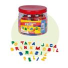Pote de letras em plástico com 171 peças - brink mobil - 601 Pote de letras em plástico com 171 peças - brink mobil - 601