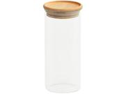 Pote de Mantimentos Empilhável com Tampa de Bambu 800ml - Oikos 800ml NATURAL