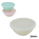 Pote de Melamina Bambu 285ml Redondo Soft Color - FRATELLI