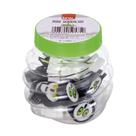 Pote de mini borrachas escolares caveira skull boo - 24 unidades