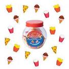Pote de mini borrachas foods tilibra - 20 unidades