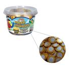 Pote de Moedas de Chocolate Pote 340g I 100un aprox I Kikakau Para Festa e Lembrancinha