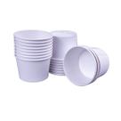 Pote de papel branco liso 360 ml biodegradavel 50 unidades