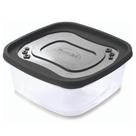 Pote de plástico Clic quadrado 1,6 litros Plasutil ref.13874