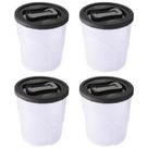 Pote de plástico Clic rosca 7,6 litros com 4 unidades Plasutil ref.13896