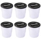Pote de plástico Clic rosca 7,6 litros com 6 unidades Plasutil ref.13896