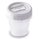 Pote de plástico Clic rosca porta temperos 65ml branco Plasutil ref. 4649