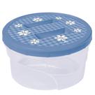 Pote de plástico decorado rosca 1,4 litros azul Plasutil ref.5566