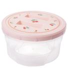Pote de plástico decorado rosca 1,4 litros rosa Plasutil ref.5566 Pote de plástico decorado rosca 1,4 litros rosa Plasutil ref.5566