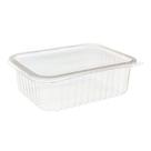 Pote de Plástico Descartável para Alimentos Retangular com Tampa 1000ml com 24 Unidades Prafesta Pote de Plástico Descartável para Alimentos Retangular com Tampa 1000ml com 24 Unidades Prafesta