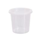 Pote de Plástico Descartável Redondo c/ Tampa 750ml c/ 24un Prafesta