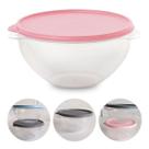 Pote de Plástico Hermético 500ml Marmita C/ Tampa Bowl Redondo Tijela Vasilha Alimentos Pote de Plástico Hermético 500ml Marmita C/ Tampa Bowl Redondo Tijela Vasilha Alimentos