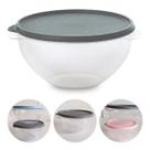 Pote de Plástico Hermético 500ml Marmita C/ Tampa Bowl Redondo Tijela Vasilha Alimentos