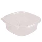 Pote de plástico Pop quadrado 2 litros incolor Plasutil ref.5772 Pote de plástico Pop quadrado 2 litros incolor Plasutil ref.5772