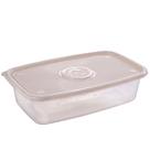 Pote de plástico Pop retangular 2,7 litros marmorizado Plasutil ref.9440